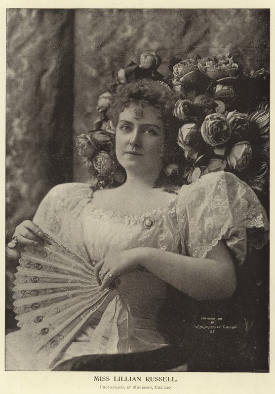 Panna Lillian Russell autorstwa English Photographer