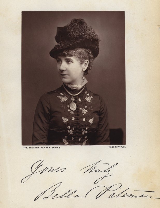 Panna Pateman (zdjęcie czarno-białe) autorstwa English Photographer