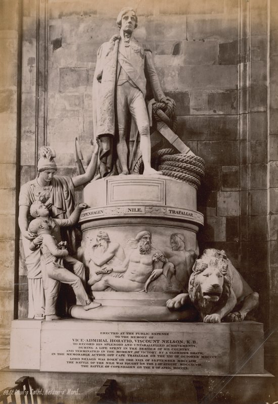 Pomnik wiceadmirała Horatio Nelsona autorstwa English Photographer