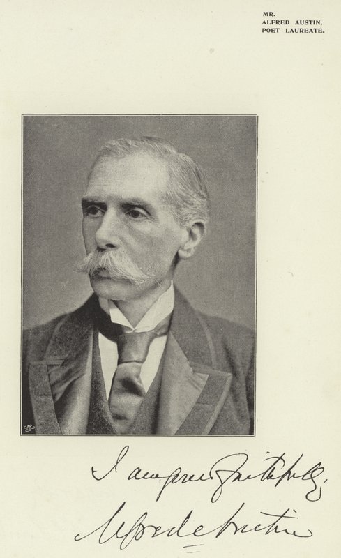 Pan Alfred Austin, Poeta Laureat autorstwa English Photographer