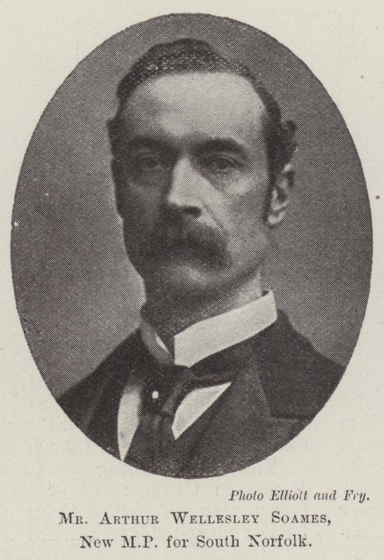 Pan Arthur Wellesley Soames, nowy poseł z South Norfolk autorstwa English Photographer