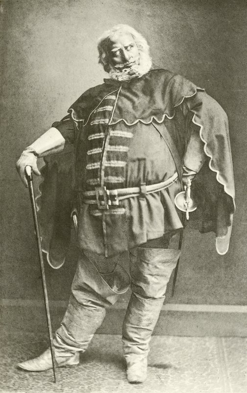 Pan Beerbohm Drzewo jako Falstaff (grawiura) autorstwa English Photographer
