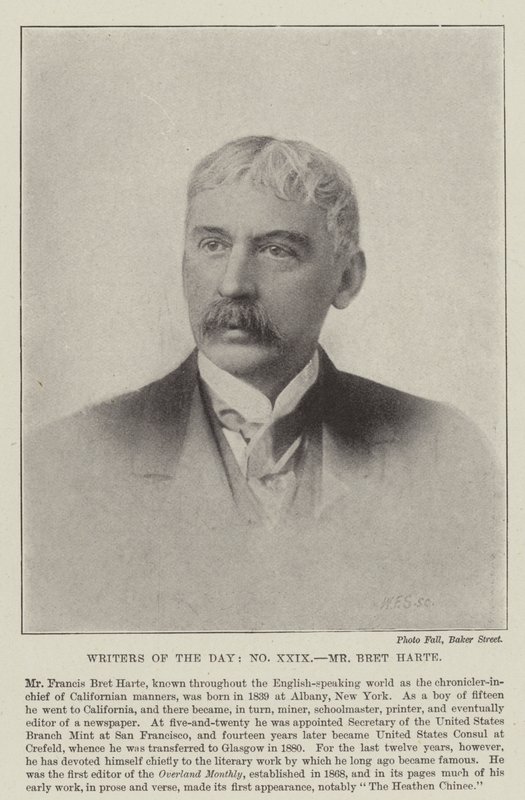 pan Bret Harte autorstwa English Photographer