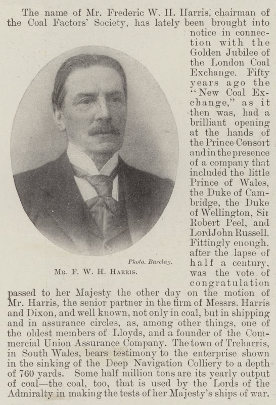 Pan FWH Harris autorstwa English Photographer