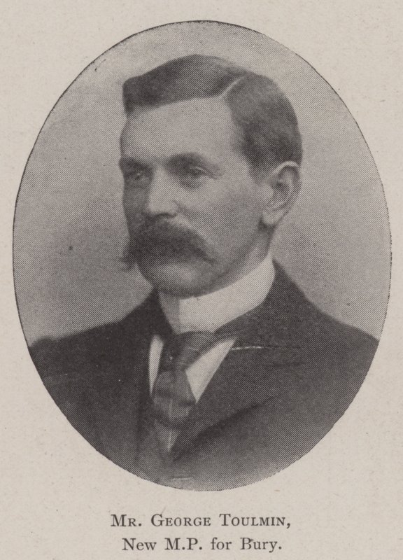 Pan George Toulmin, nowy poseł Bury autorstwa English Photographer