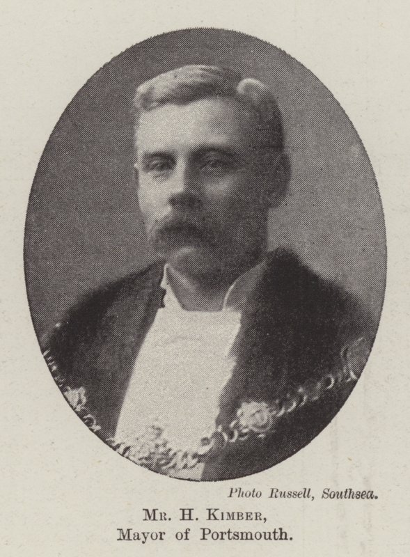Pan H Kimber, burmistrz Portsmouth autorstwa English Photographer