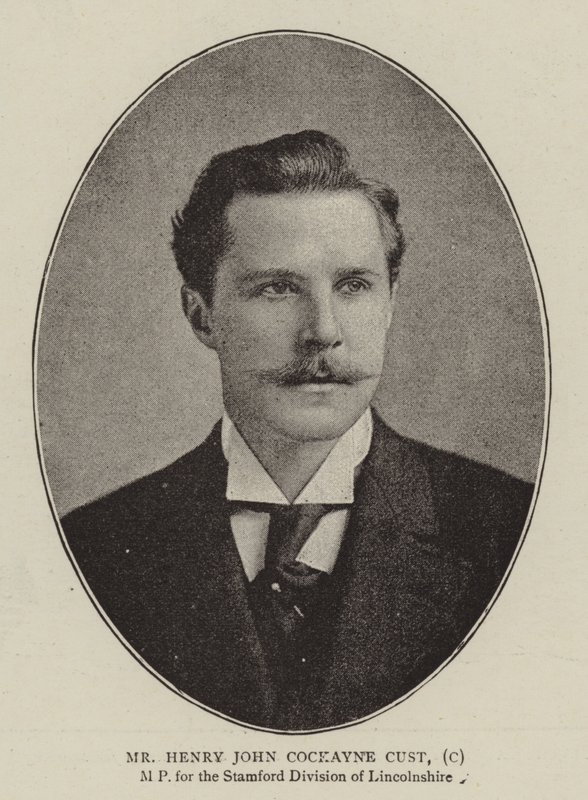 Pan Henry John Cockayne Cust, konserwatysta autorstwa English Photographer