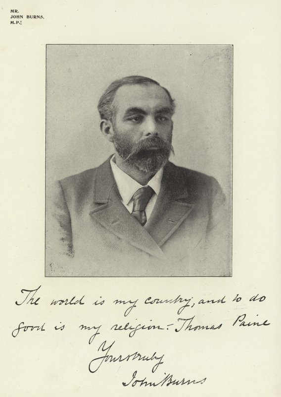 Pan John Burns, MP autorstwa English Photographer