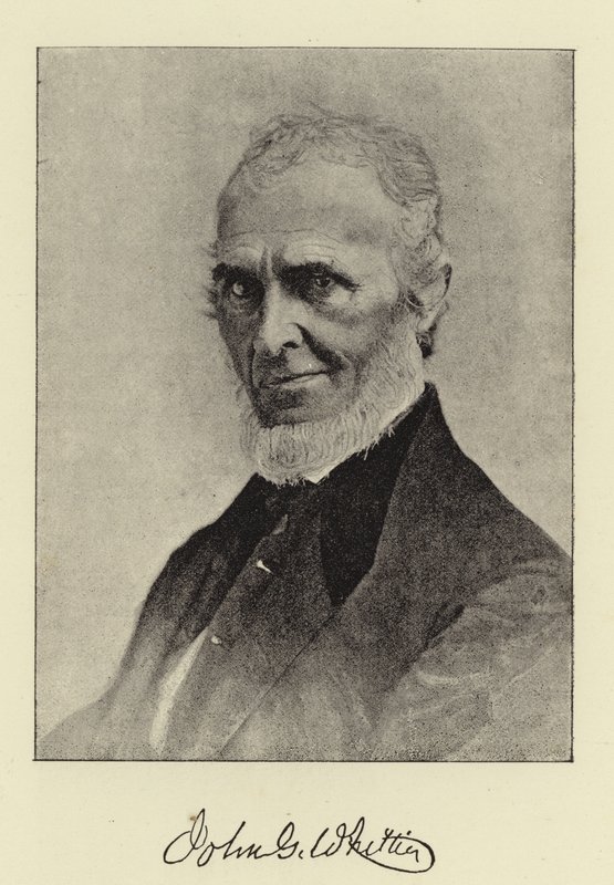 Pan John G. Whittier, kwakier-poeta Ameryki autorstwa English Photographer