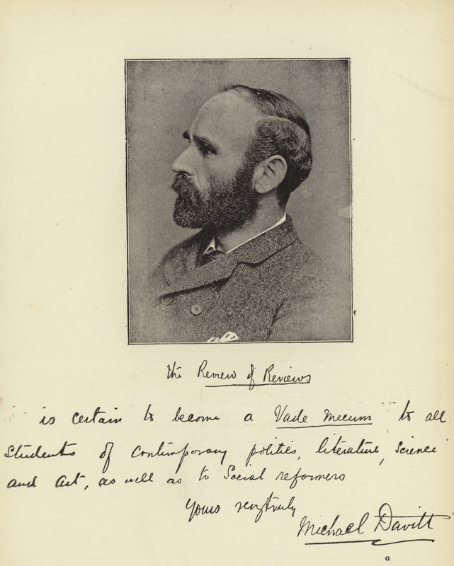 Pan Michael Davitt autorstwa English Photographer