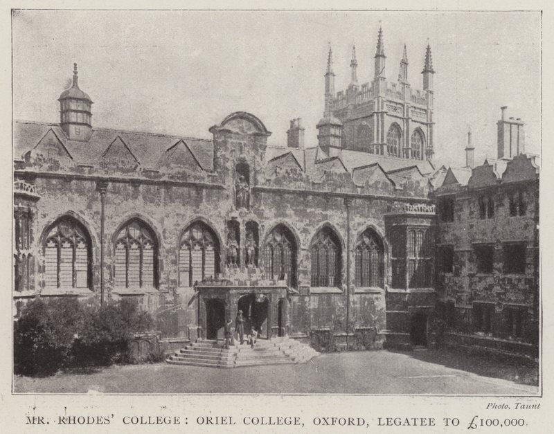 Mr Rhodes College, Oriel College, Oxford, Legate do 100 000 £ autorstwa English Photographer