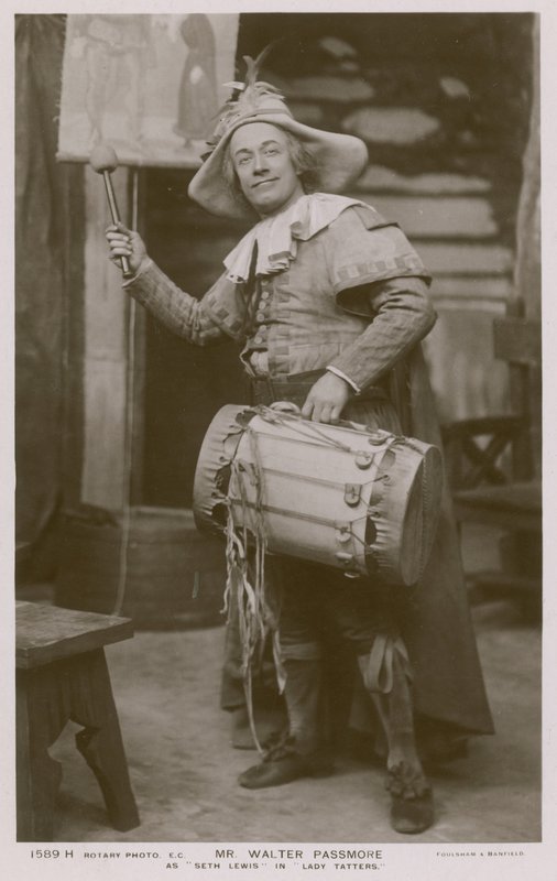 Pan Walter Passmore, Seth Lewis w Lady Tatters autorstwa English Photographer