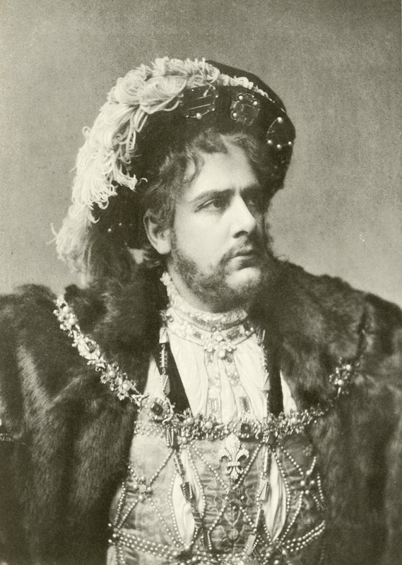 Pan William Terriss jako Henryk VIII (wklęsłodruk) autorstwa English Photographer