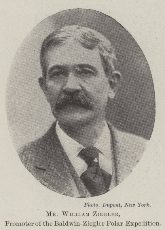Pan William Ziegler, promotor wyprawy polarnej Baldwin-Ziegler autorstwa English Photographer