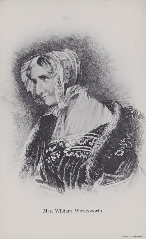 Pani William Wordsworth, żona poety (zdjęcie czarno-białe) autorstwa English Photographer