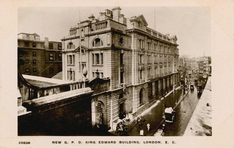 Nowy budynek GPO King Edward Building, EC autorstwa English Photographer