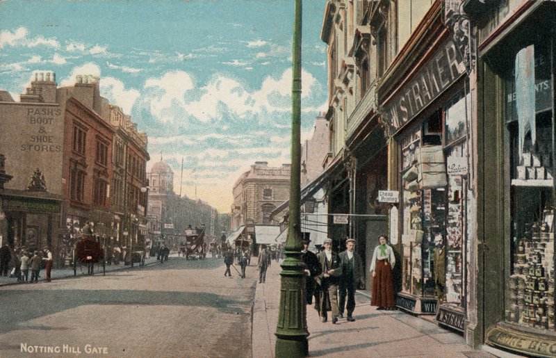 Notting Hill Gate, Londyn (zdjęcie) autorstwa English Photographer