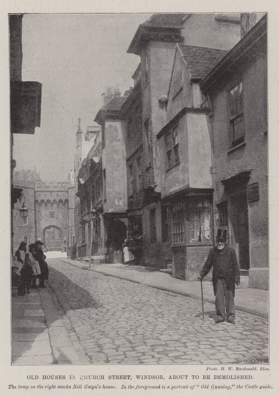 Stare domy przy Church Street w Windsor mają zostać zburzone autorstwa English Photographer