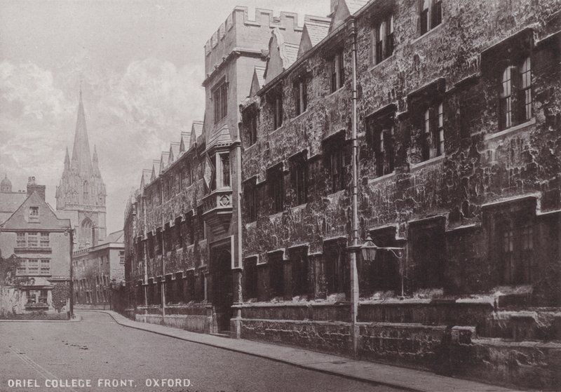 Oriel College Front, Oksford autorstwa English Photographer