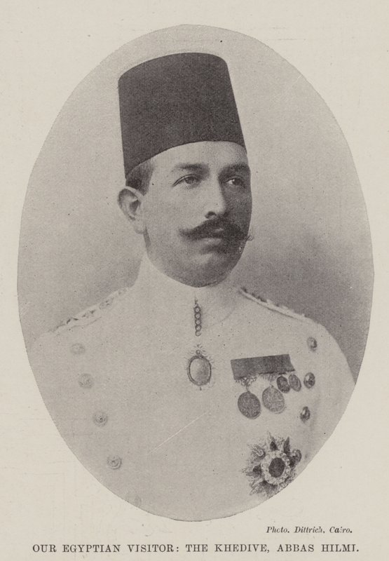 Nasz egipski gość, Khedive, Abbas Hilmi autorstwa English Photographer