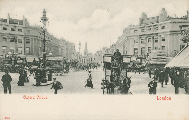 Oxford Circus, Londyn autorstwa English Photographer