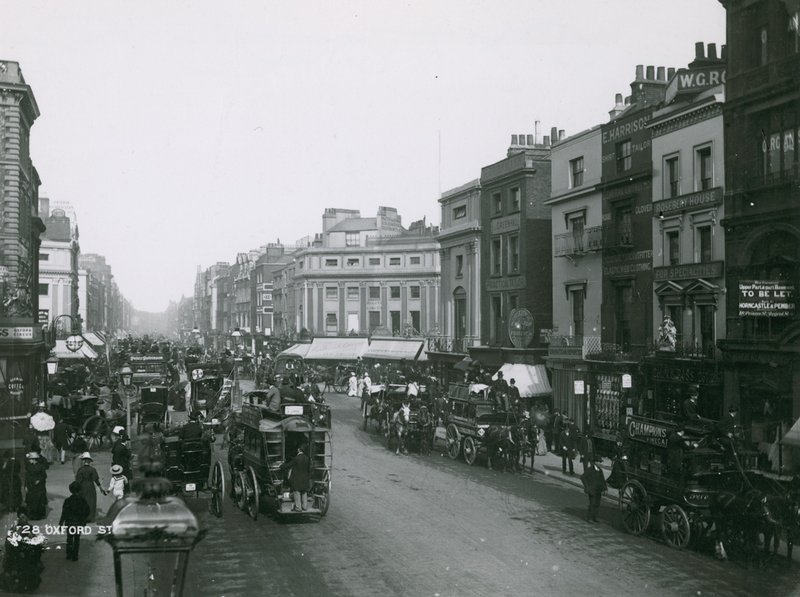 Oxford Street, Londyn autorstwa English Photographer
