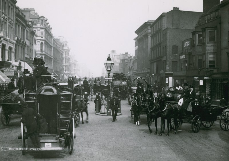 Oxford Street, Londyn autorstwa English Photographer