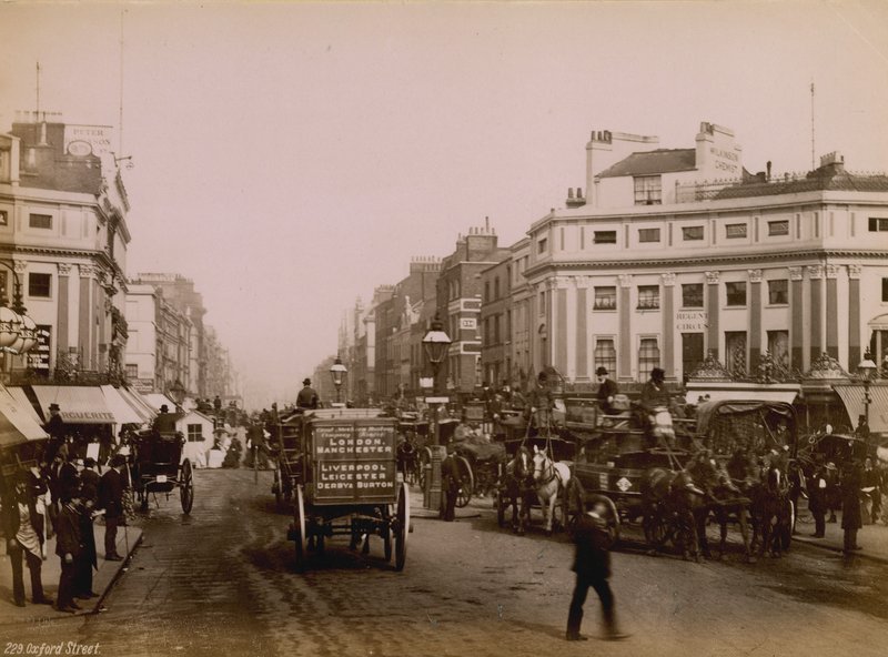 Oxford Street, Londyn autorstwa English Photographer
