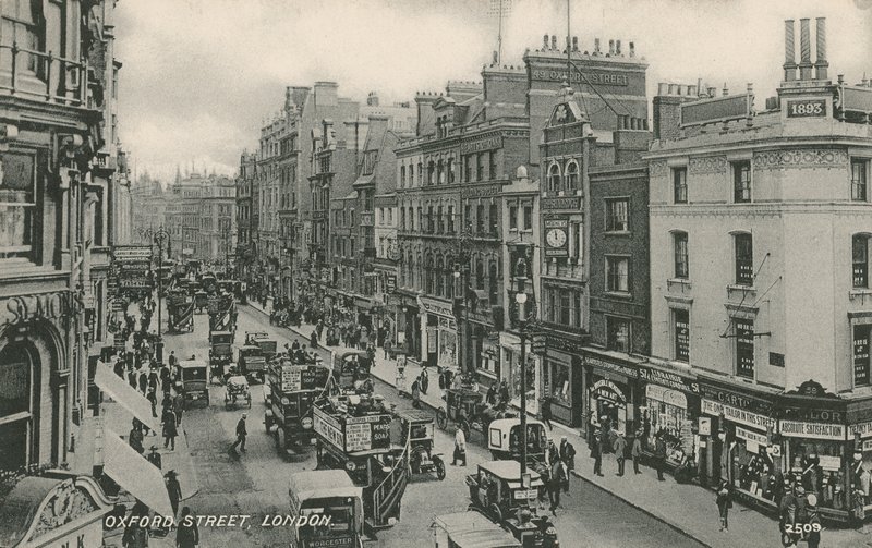 Oxford Street, Londyn autorstwa English Photographer