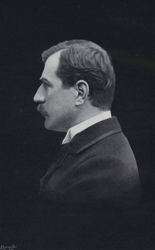 Paul Bourget z Akademii Francuskiej (zdjęcie czarno-białe) autorstwa English Photographer