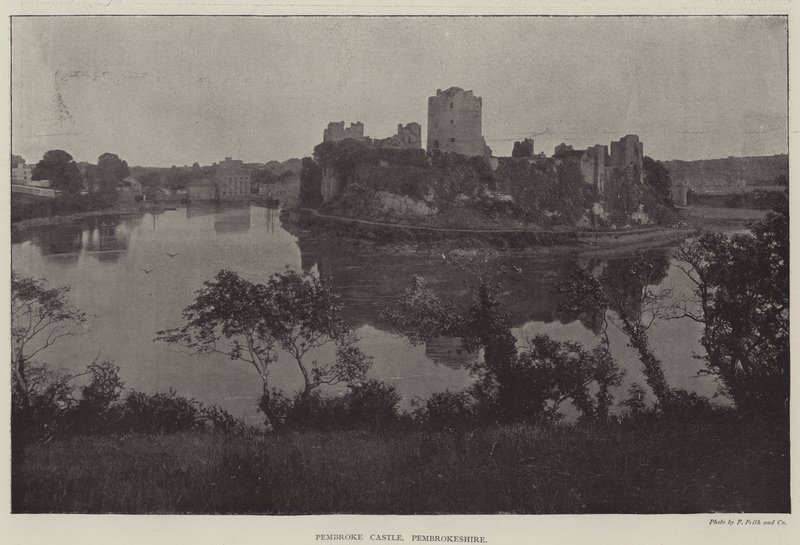 Zamek Pembroke, Pembrokeshire autorstwa English Photographer