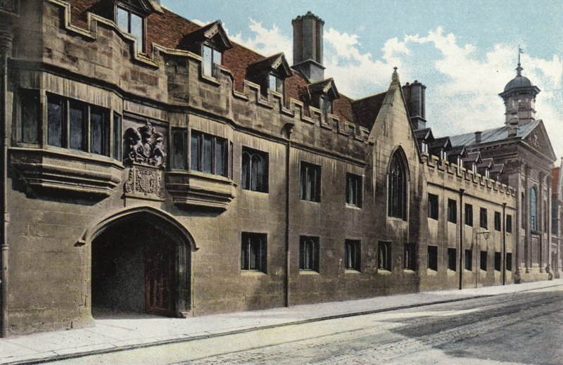 Pembroke College, stare budynki autorstwa English Photographer