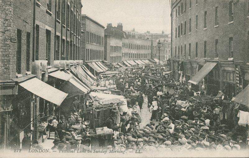 Petticoat Lane w niedzielę rano autorstwa English Photographer