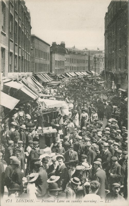 Petticoat Lane w niedzielę rano autorstwa English Photographer