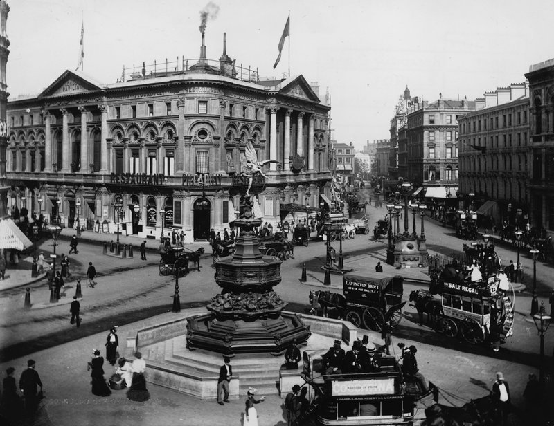Piccadilly Circus, Londyn autorstwa English Photographer