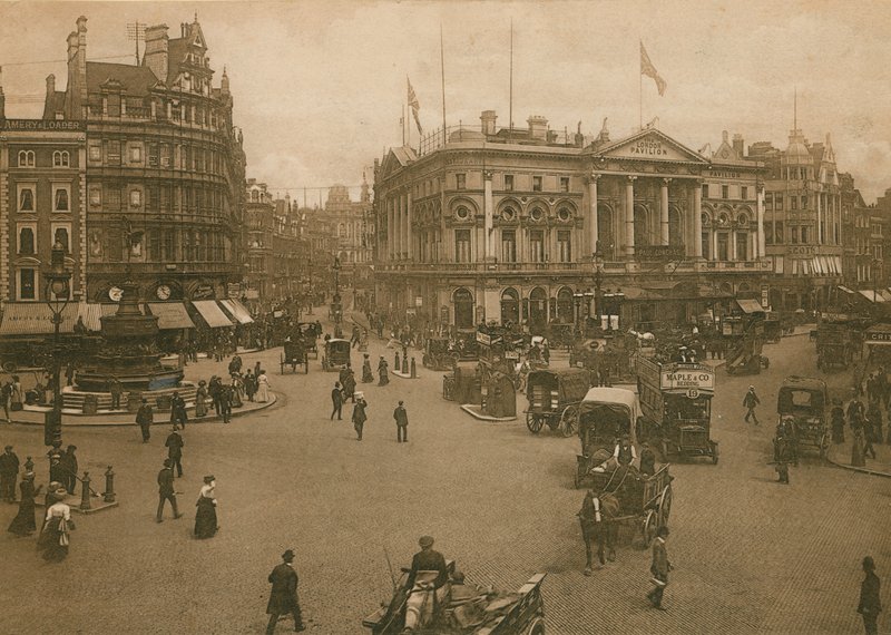 Piccadilly Circus, Londyn autorstwa English Photographer