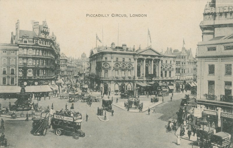 Piccadilly Circus, Londyn autorstwa English Photographer