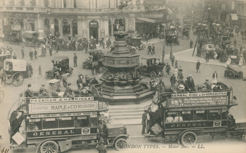 Piccadilly Circus, Londyn autorstwa English Photographer