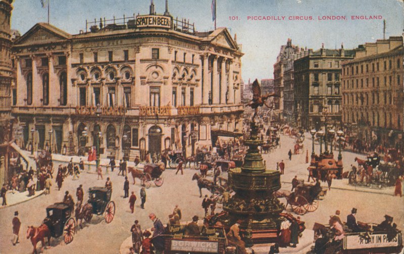 Piccadilly Circus, Londyn autorstwa English Photographer