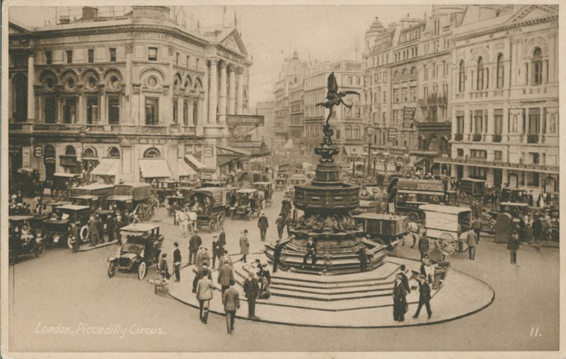 Piccadilly Circus, Londyn autorstwa English Photographer