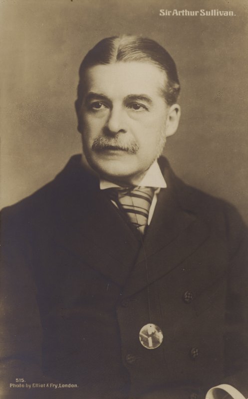 Portret Sir Arthura Sullivana autorstwa English Photographer
