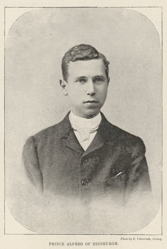 Książę Alfred z Edynburga autorstwa English Photographer