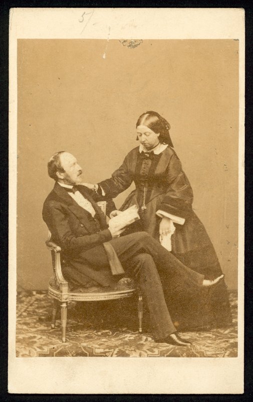 Królowa Wiktoria i Książę Albert autorstwa English Photographer