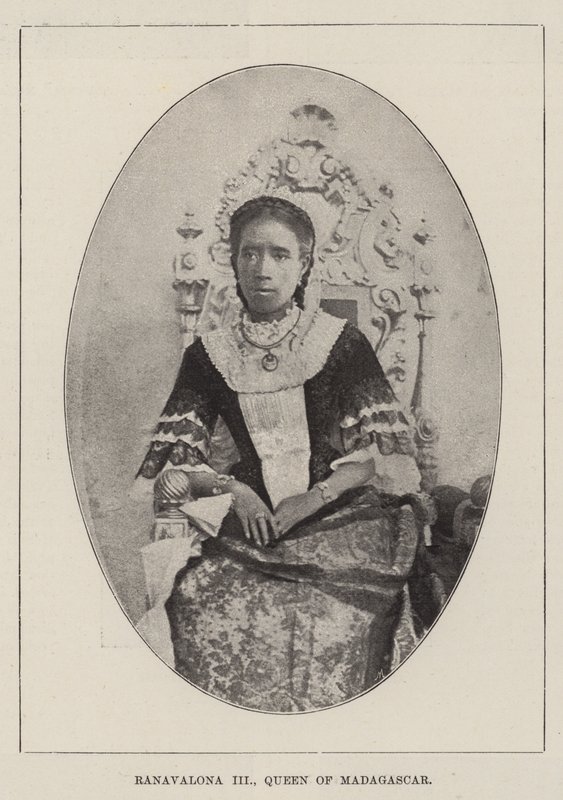 Ranavalona III, królowa Madagaskaru autorstwa English Photographer