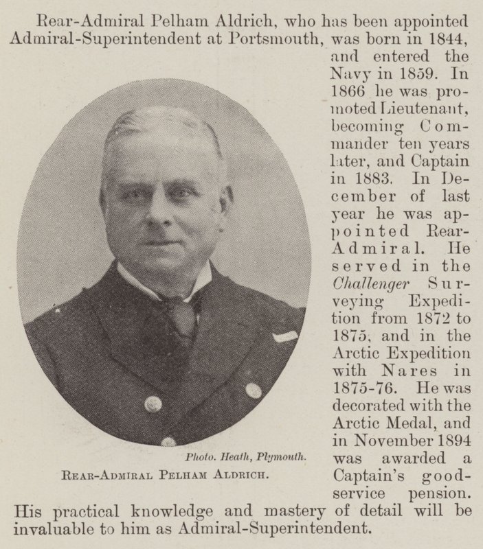 Kontradmirał Pelham Aldrich autorstwa English Photographer