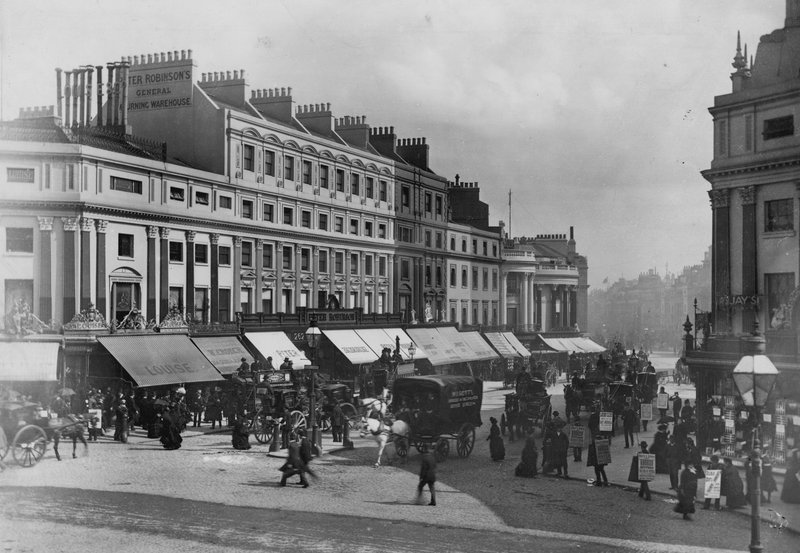 Regent Circus, Londyn autorstwa English Photographer