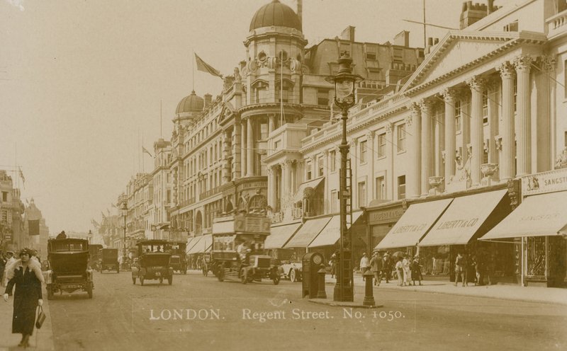 Regent Street, Londyn autorstwa English Photographer