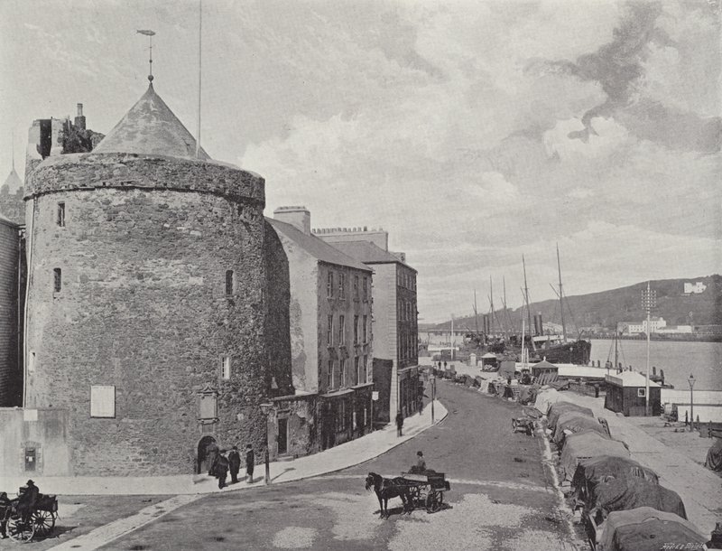 Reginalds Tower and the Quay, Waterford autorstwa English Photographer