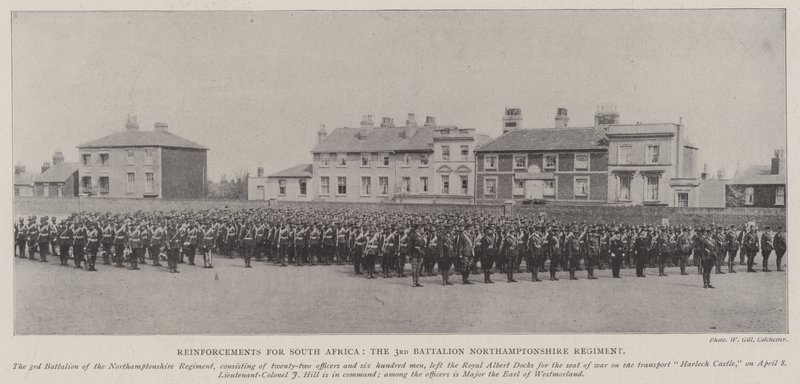 Posiłki dla Republiki Południowej Afryki, 3. Batalion Northamptonshire Regiment autorstwa English Photographer