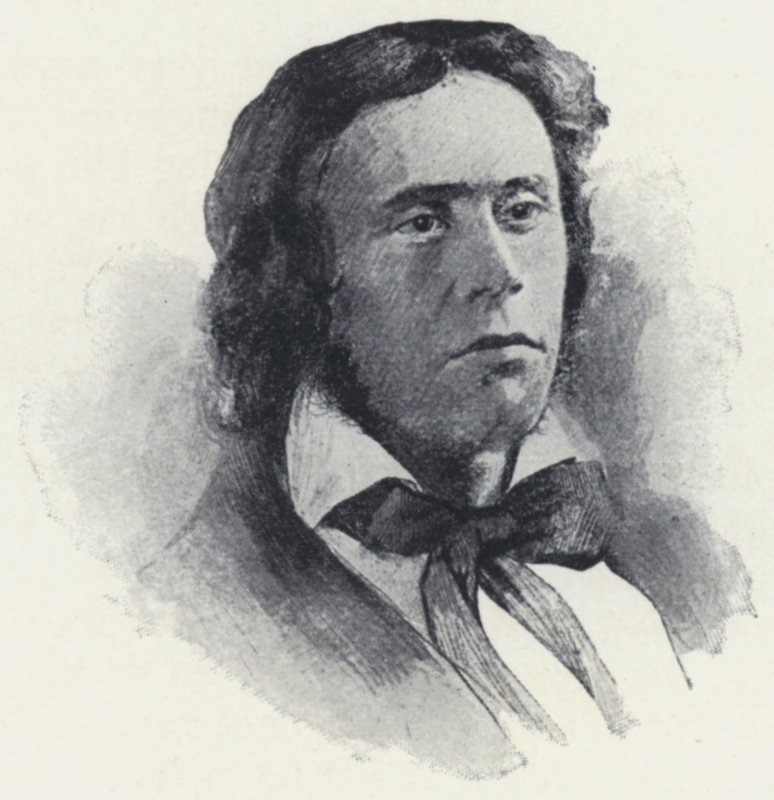 Richard Henry Dana, Jr (czarno-białe zdjęcie) autorstwa English Photographer